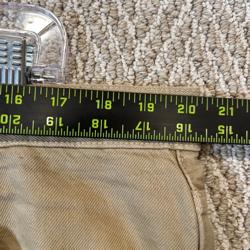 Y2K Vtg Levis Jeans Mens 40x32 550 Relaxed Fit Khaki Denim Pants Cotton Tapered